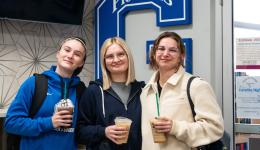 GSU Students Enjoying Starbucks on Campus