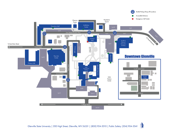 Campus Map | Glenville State University