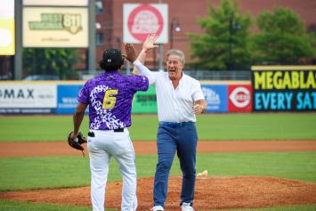 Dr. Manchin at Power Park