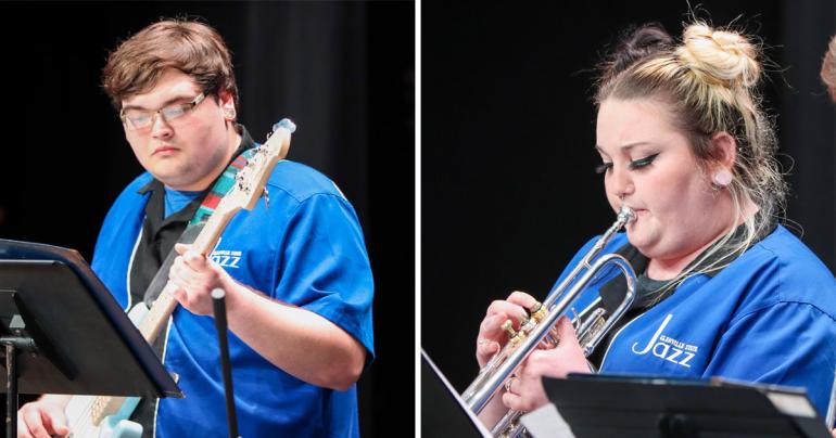 Brady King and Caitlin Reed (GSU Photos/Dustin Crutchfield)