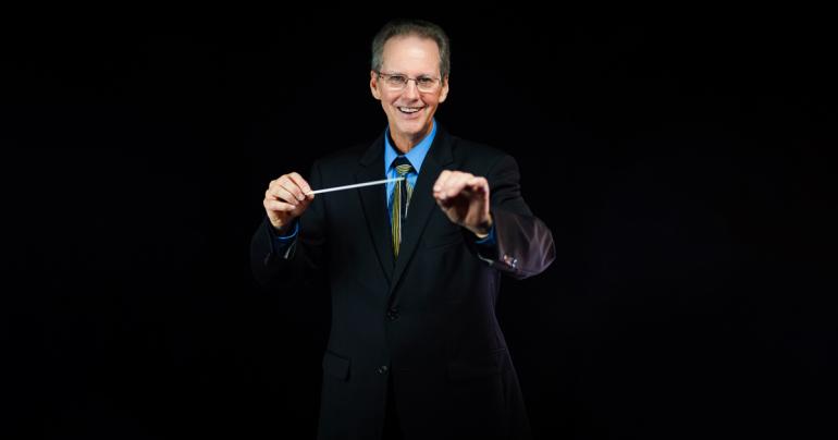 John McKinney, well-known for creating and directing the Percussion Ensemble concerts at Glenville State University, has retired recently with nearly 40 years of service to the institution. (GSC Photo/Kristen Cosner)