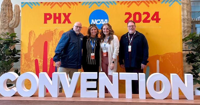 Glenville State University attends NCAA Convention