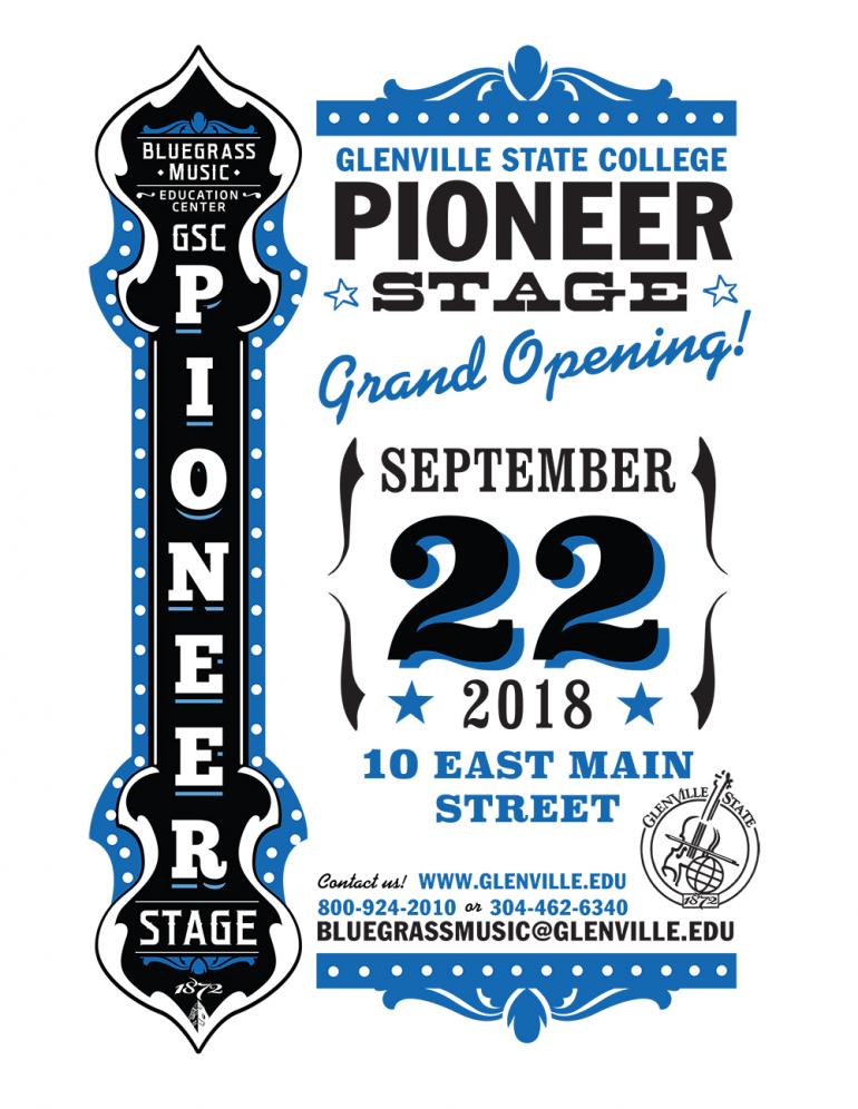 Pioneer Stage Grand Opening Flyer