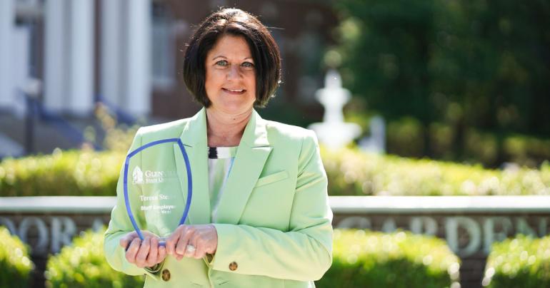 Teresa Sterns, 2022 Staff Employee of the Year award recipient. (GSU Photo/Kristen Cosner)