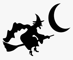 Witch and Crescent Moon